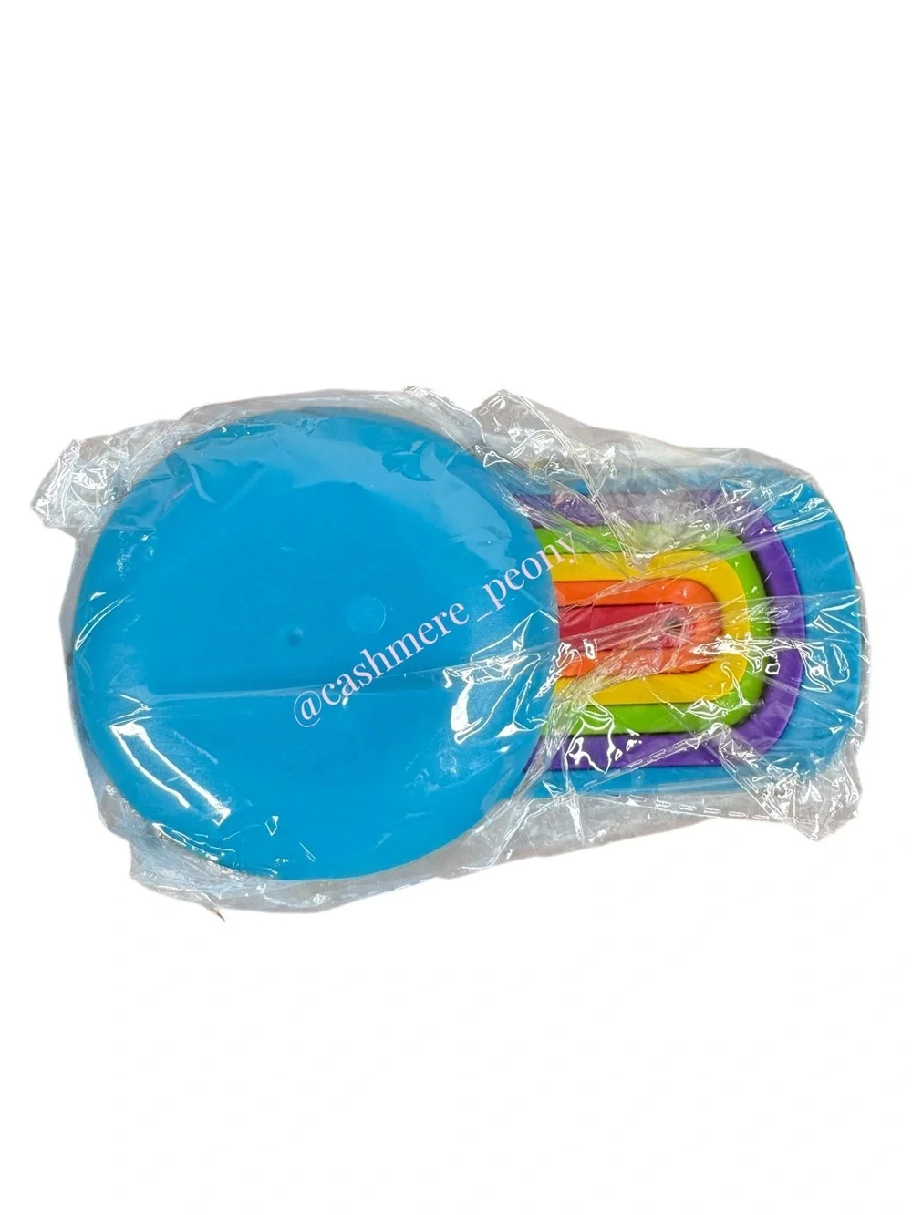 NEW Rainbow Nesting Measuring Cups and Spoons Set - Multicolor